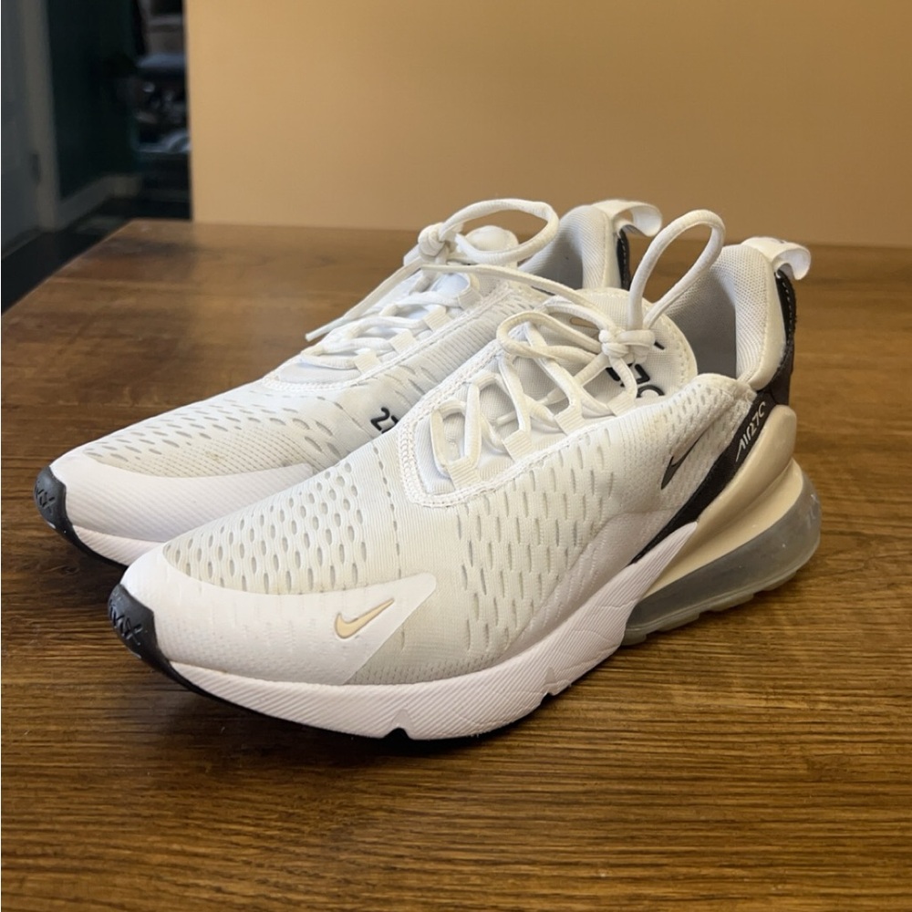 White Nike Air Max 270 Shoes